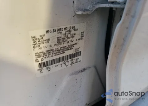 2012 Ford Edge Sel from USA, damaged, VIN 2FMDK3JCXCBA04044